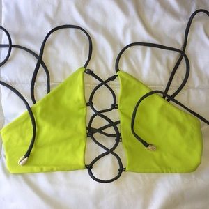 Indah Like Green Bikini Top